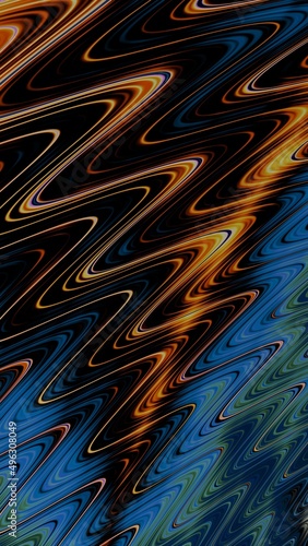 Fractal Graphical Abstract Painting Art Background Texture,Colorful Geometrical Artwork Poster,Modern Conceptual Print,3D Rendering,Illustration