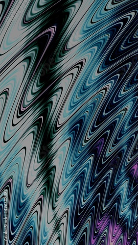 Fractal Graphical Abstract Painting Art Background Texture,Colorful Geometrical Artwork Poster,Modern Conceptual Print,3D Rendering,Illustration