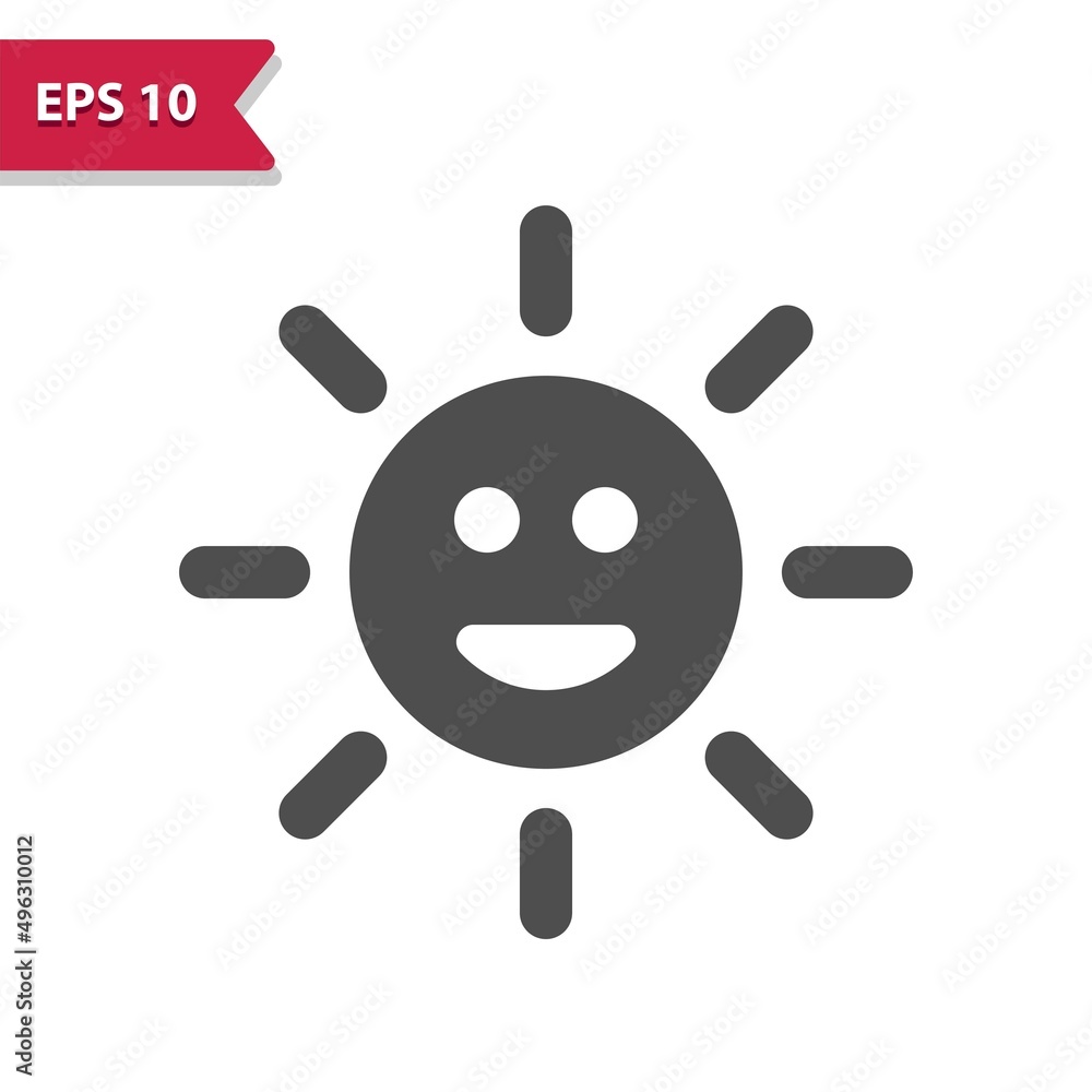 Sun Icon - Weather, Sunny, Summer, Day, Smile, Happy Sun Icon - Weather, Sunny, Summer, Day, Smile, Happy