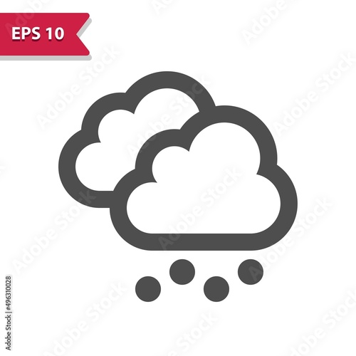 Hail Icon - Hailstorm, Cloud, Hail Storm, Weather, Hailstone, Clouds