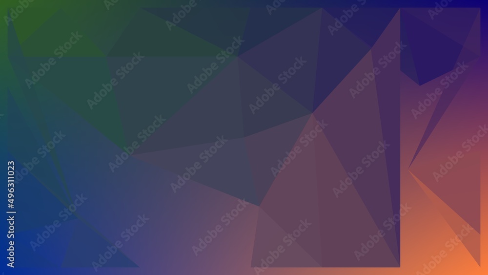 abstract geometric background composed of triangles in blue, green, and cream abstract geometric background composed of triangles in blue, green, and cream