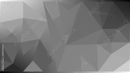 abstract geometric background composed of triangles in monochrome color