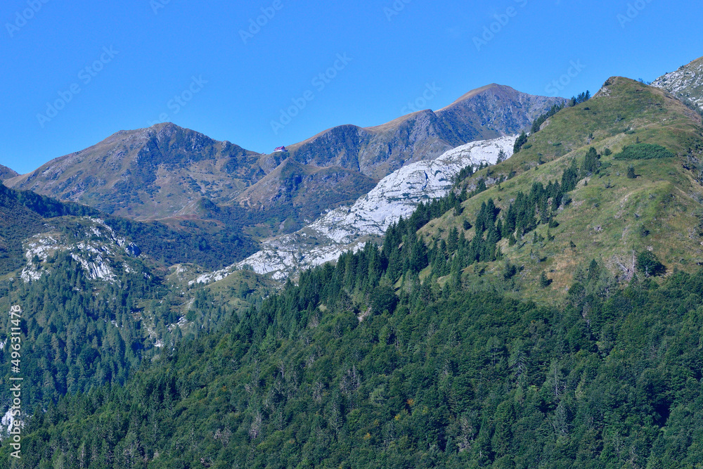 Blick vom Plökenpass in die Karnischen Alpen