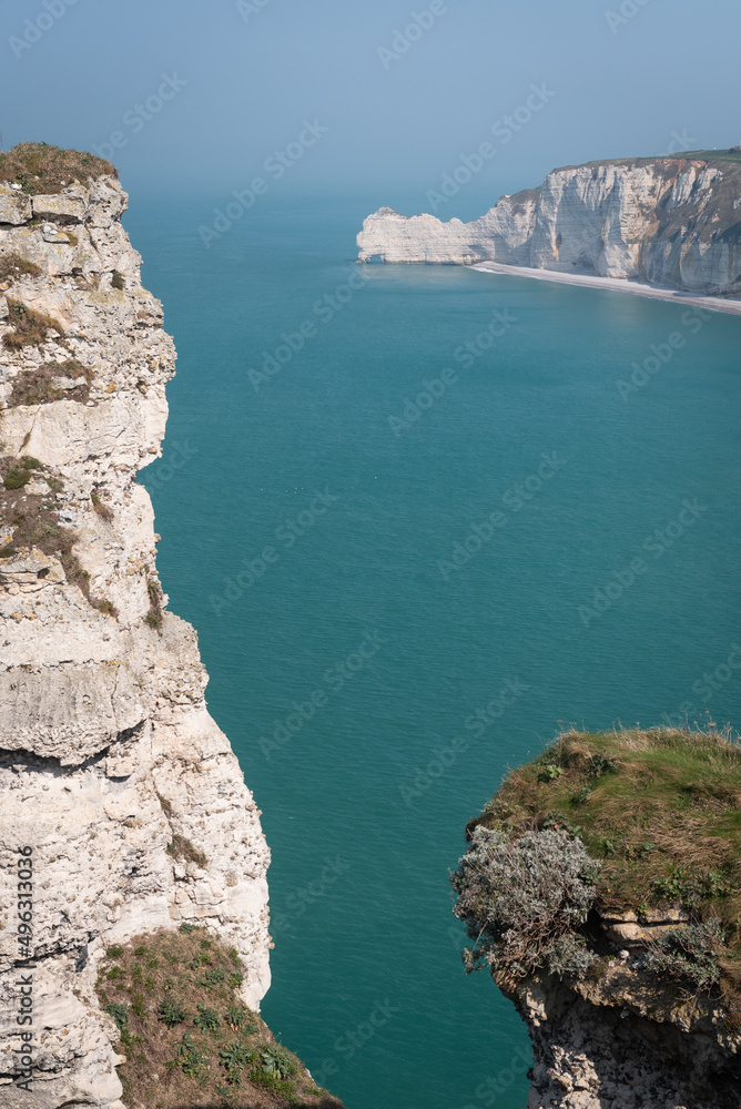 Etretrat cliffs in Normandy France