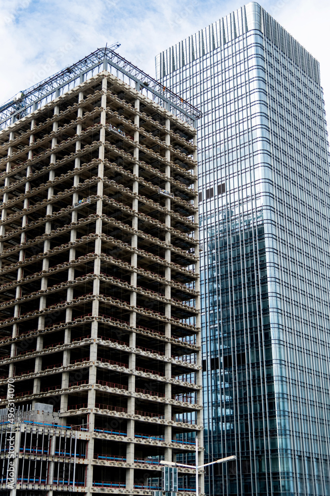 New office building under construction New office building under construction