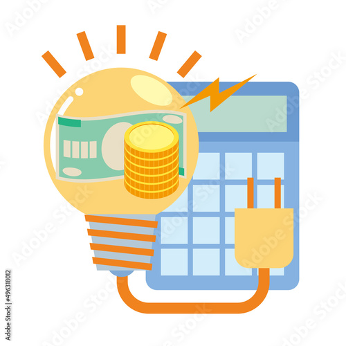 電気料金のイメージイラスト