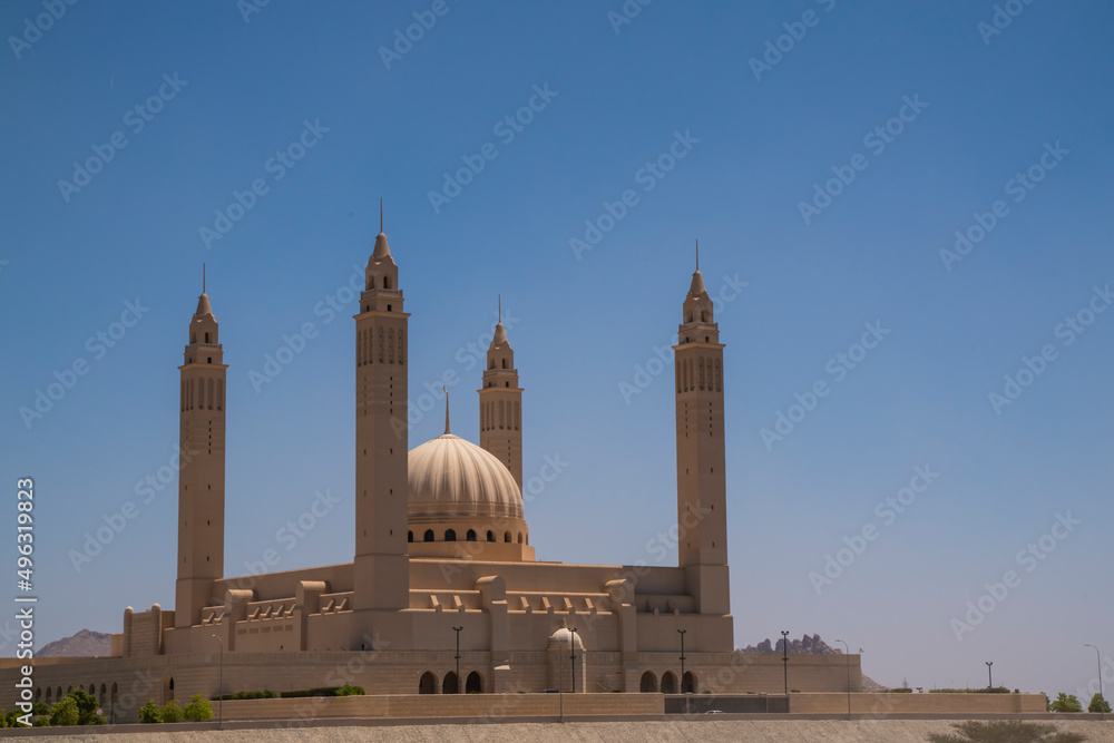 Grand mosque in Nizwa in Oman