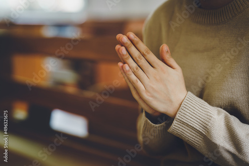 Quadro su tela Christian life crisis prayer to god