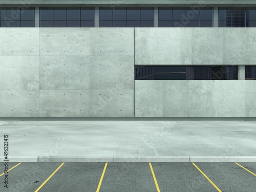 Wallpaper Mural Logo mockup facade building office or shop Torontodigital.ca