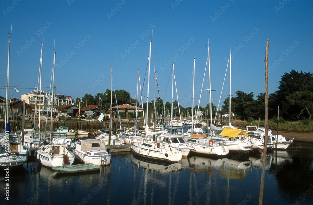 Port, Audenge, Bassin d'Arcachon, Gironde, 33