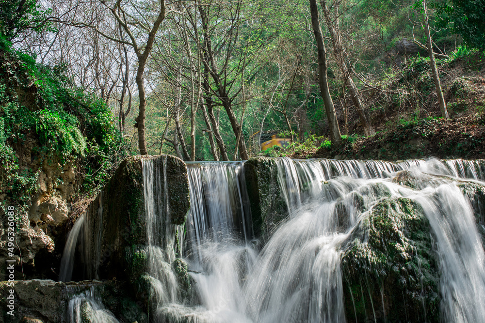 Waterfall at Dim river s picnic place Waterfall at Dim river s picnic place