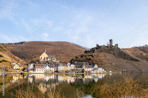 Metternich Castle at Beilstein Moselle River photo