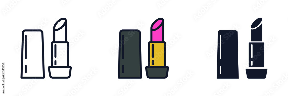 lipstick icon symbol template for graphic and web design collection logo vector illustration lipstick icon symbol template for graphic and web design collection logo vector illustration