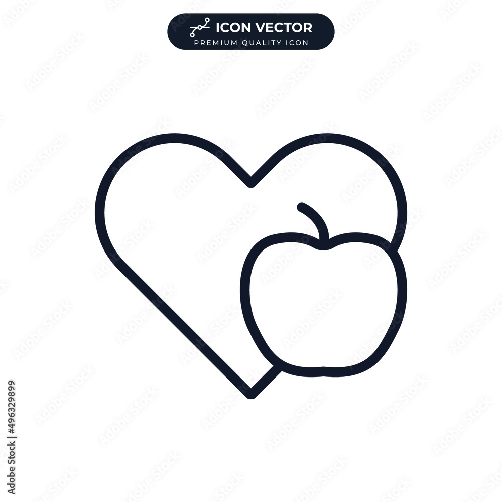 healthy icon symbol template for graphic and web design collection logo vector illustration healthy icon symbol template for graphic and web design collection logo vector illustration