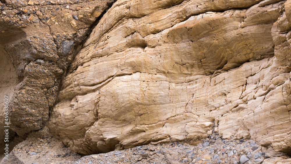 Abstraction stone on Mosaic Canyon in Death Valley Abstraction stone on Mosaic Canyon in Death Valley