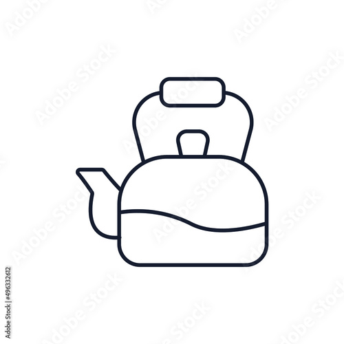 Kettle icons symbol vector elements for infographic web