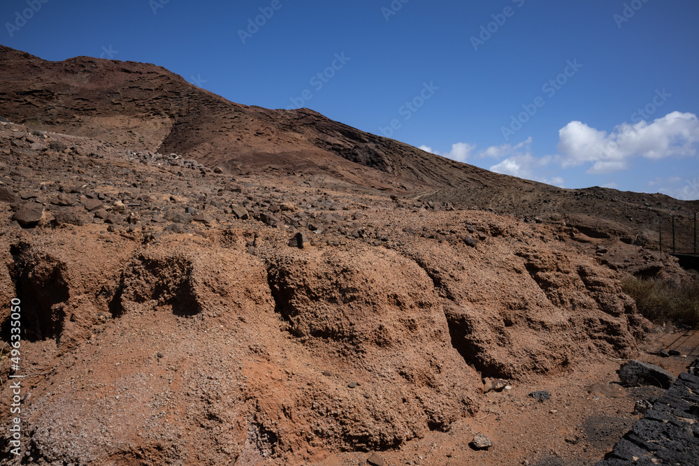 Lava mountain at Lanzarote, Canary Islands