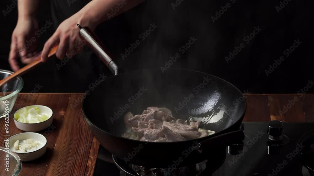 Stir-fried Pork with Peppers, Local Specialties of Northeast China Stir-fried Pork with Peppers, Local Specialties of Northeast China
