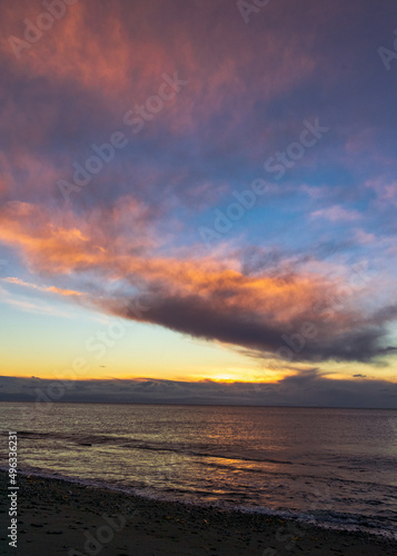 Sunset Over Admiralty Inlet, Washington