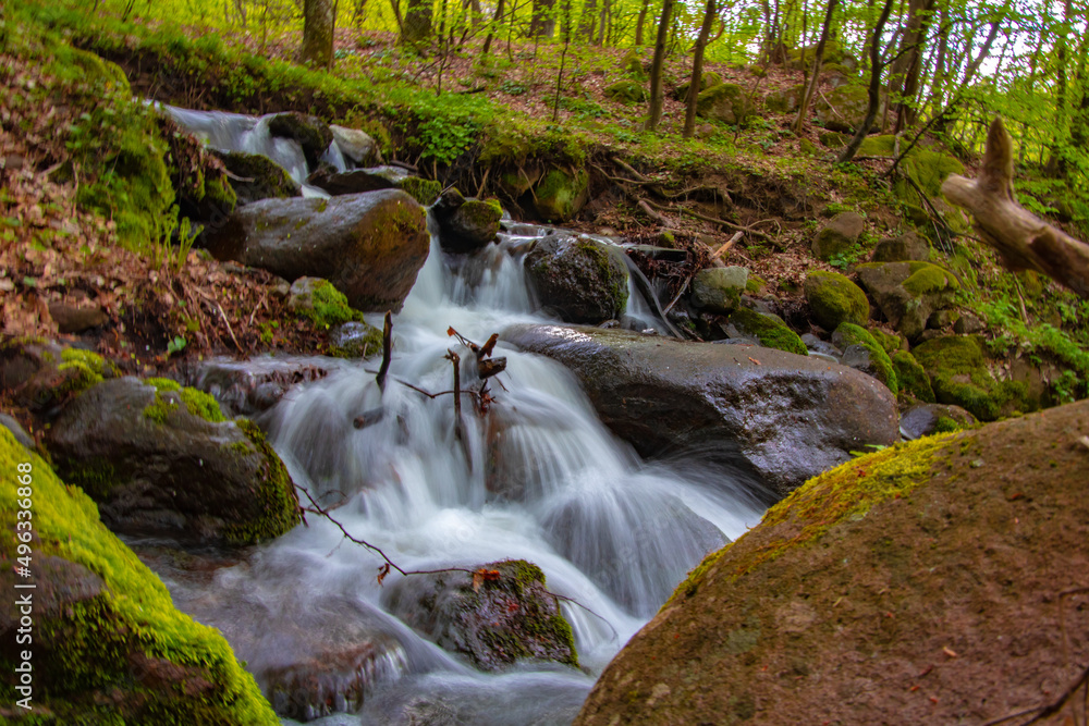 Obraz premium waterfall in the mountains