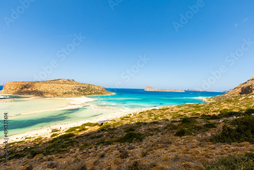 Fototapeta Naklejka Na Ścianę i Meble -  beautiful beaches of Greece - Crete Balos bay