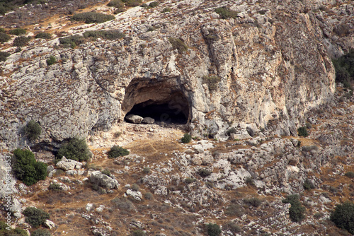 The cave near Beit-Shemesh, Israel photo