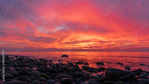 Whidbey Island Sunset, Washington, USA