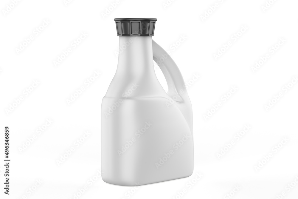 Plastic Jug Mockup isolated on white background. 3d illustration Plastic Jug Mockup isolated on white background. 3d illustration