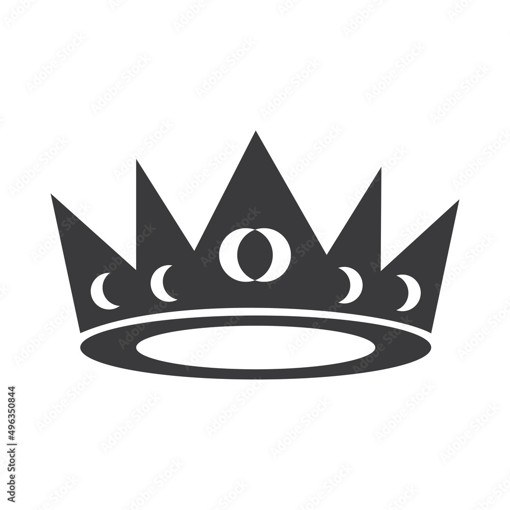Crown Logo Template vector icon Crown Logo Template vector icon