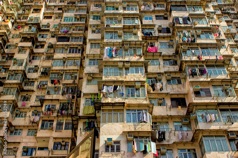 Apartment block in hong kong