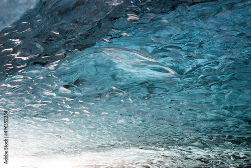 Icelandic glacier close up