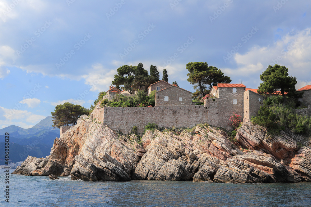 Sveti Stefan island and resort in Montenegro