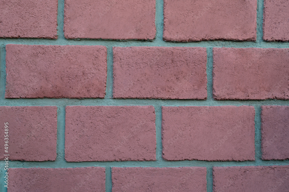 Obraz premium Block rojo muro