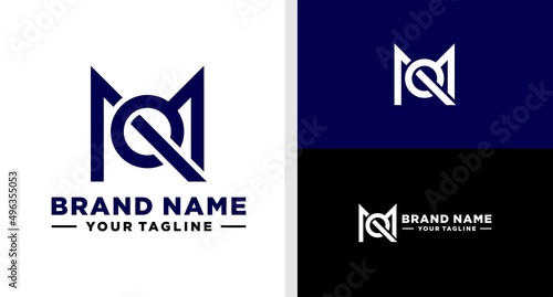 MQ LOGO MONOGRAM GEOMETRIC EDITABLE