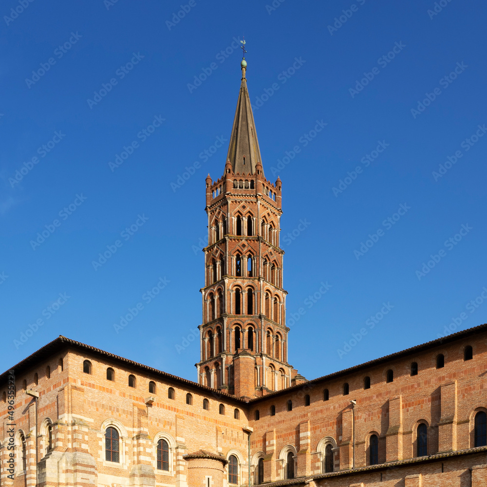 Saint-Sernin basilica in Toulouse, France