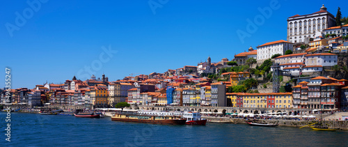 Famous view of Porto and Douro river, Portugal