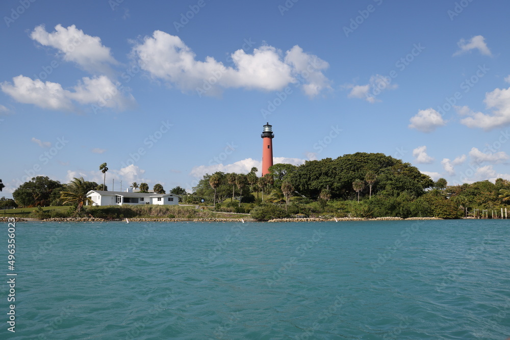 The Jupiter Lighthouse in Tequesta, Florida.