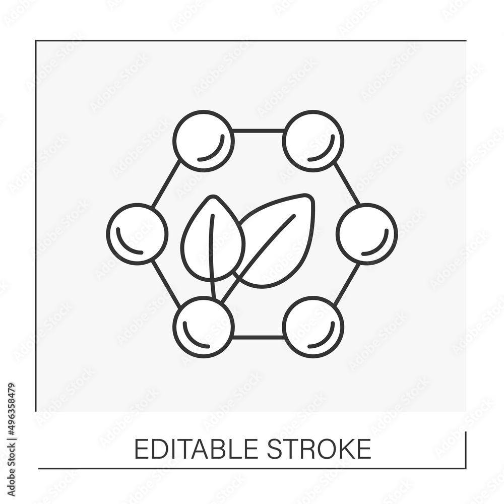 vettoriale-stock-organic-chemistry-line-icon-study-of-structure