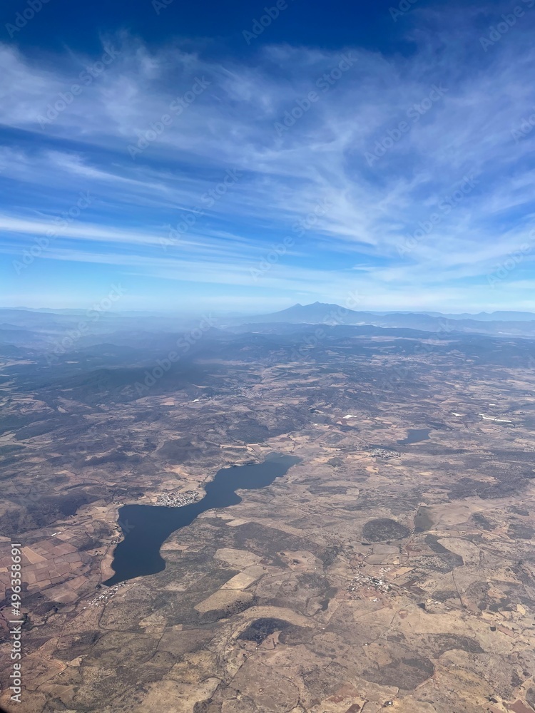 aerial view of mountains