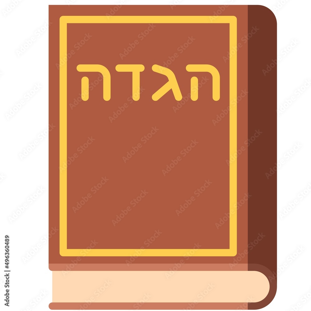Haggadah icon, Passover related vector illustration Haggadah icon, Passover related vector illustration