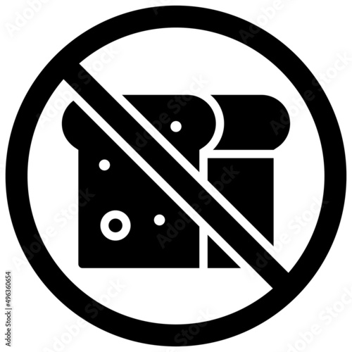 Unleavened bread icon, Passover related vector illustration