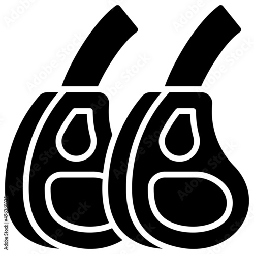 Lamb icon, Passover related vector illustration