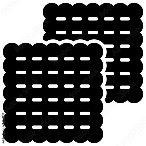 Matzo icon, Passover related vector illustration
