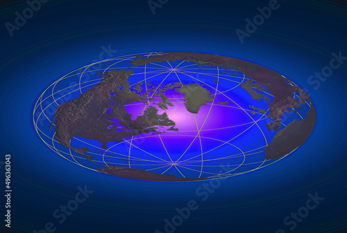 Illustration of a globe