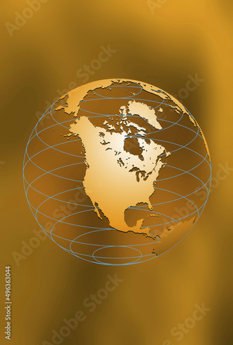Illustration of a globe