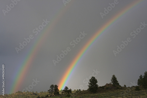 Rainbow in the sky