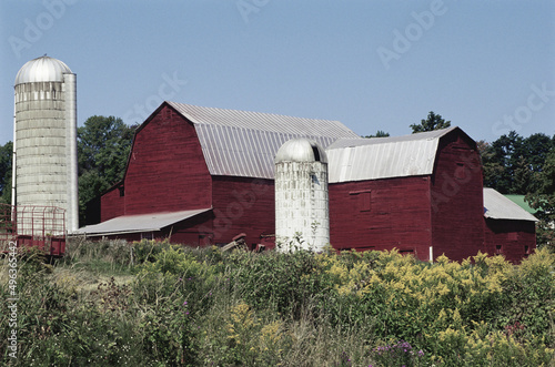 Barn on a farm photo