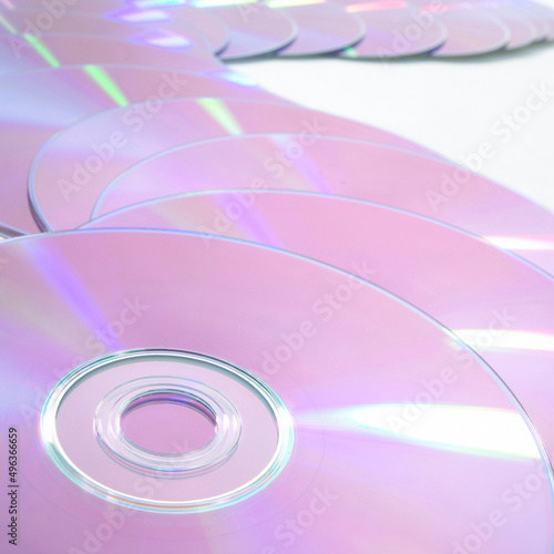 Array of CD's photo