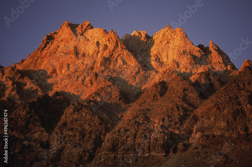 Panoramic view of Mount Humphreys, John Muir Wilderness, California, USA photo