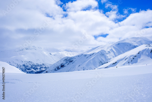 Winter mountain landscape, Alps, France © MarioG